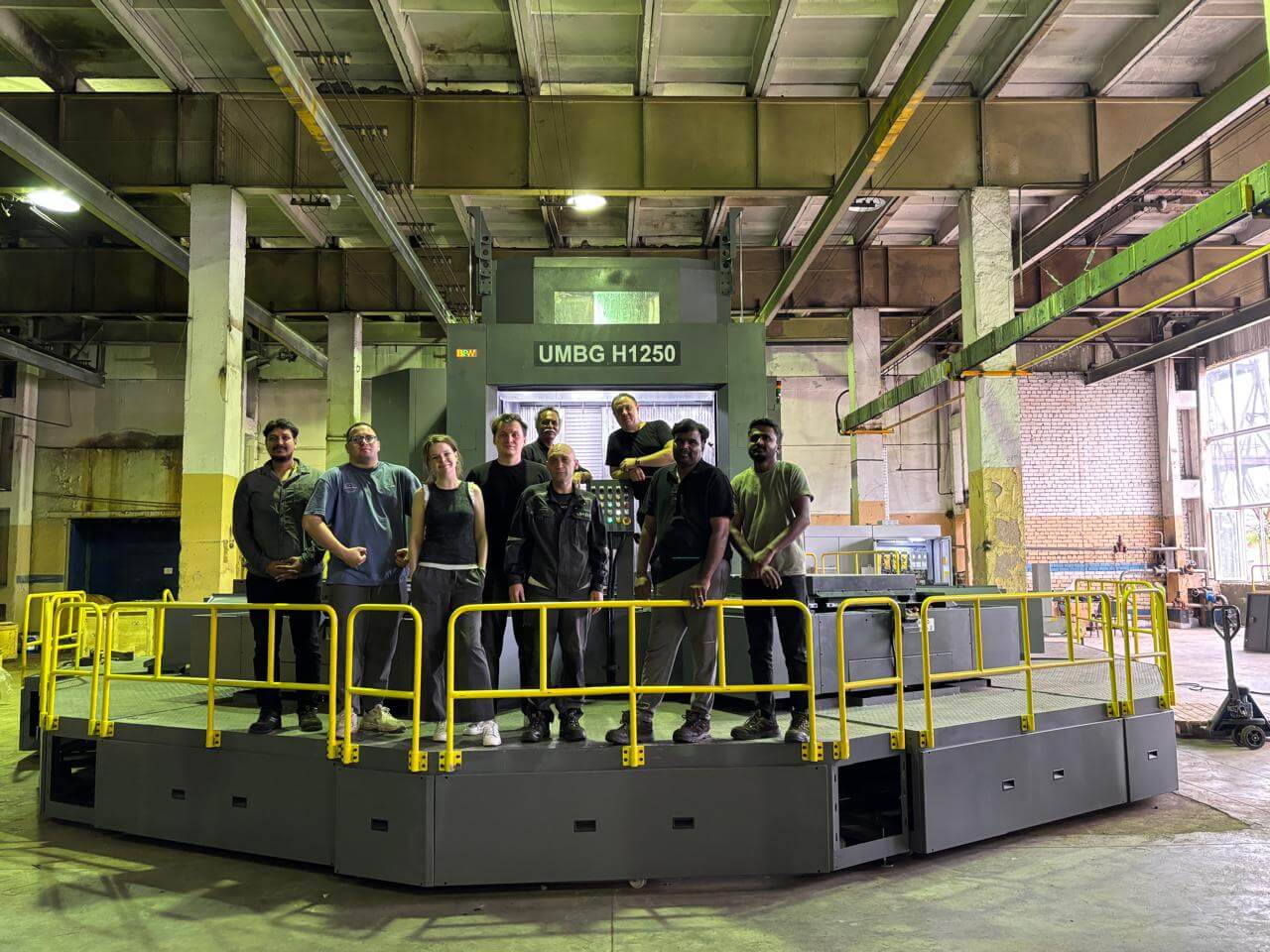 BFW H1250 Machine Commissioning — Russia